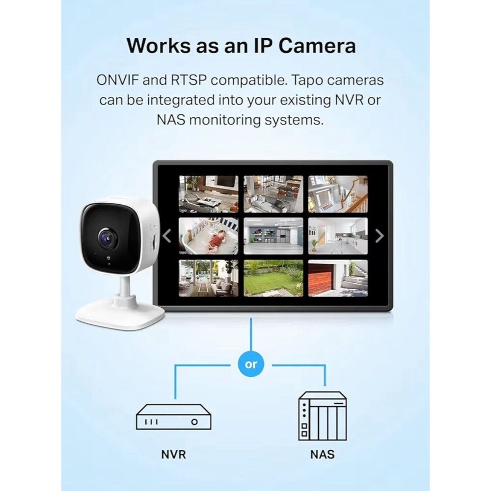 Tapo 2K Security Camera for Baby Monitor, Dog Camera w/Motion Detection - Picture 7 of 7